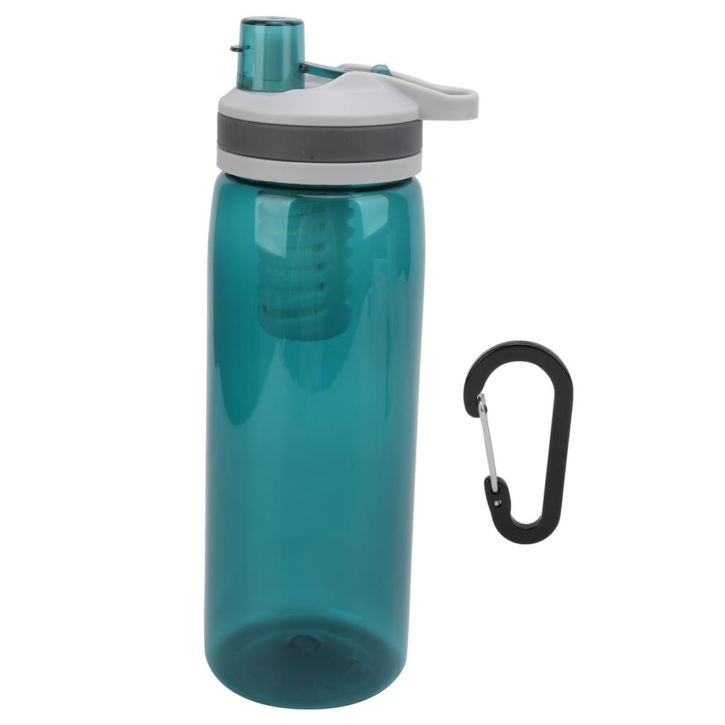 770ml Portable Filtered Water Bottle Outdoor Water Purifier for Camping Hiking Emergency