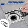 BHBL 10 PCS Metric O Rings Black Nitrile Rubber 40 Mm OD 4 Mm Thick