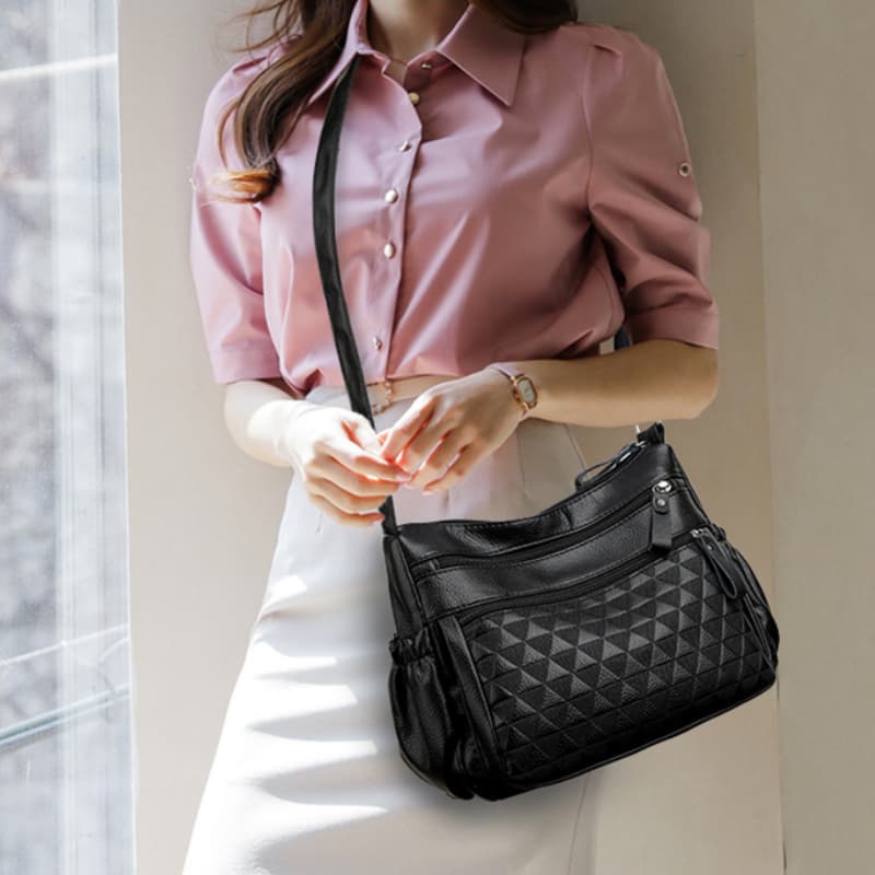 Soft leather women's bag fashion shoulder messenger casual bag