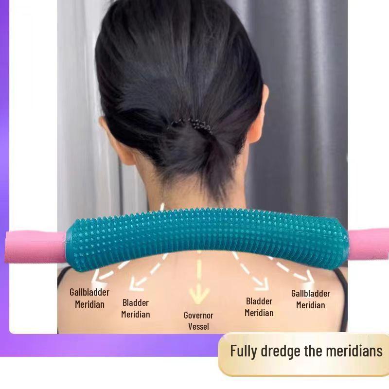 Curved Silicone Fascia Roller: Fat-Burning Massage & Guasha Stick (2025 Model)