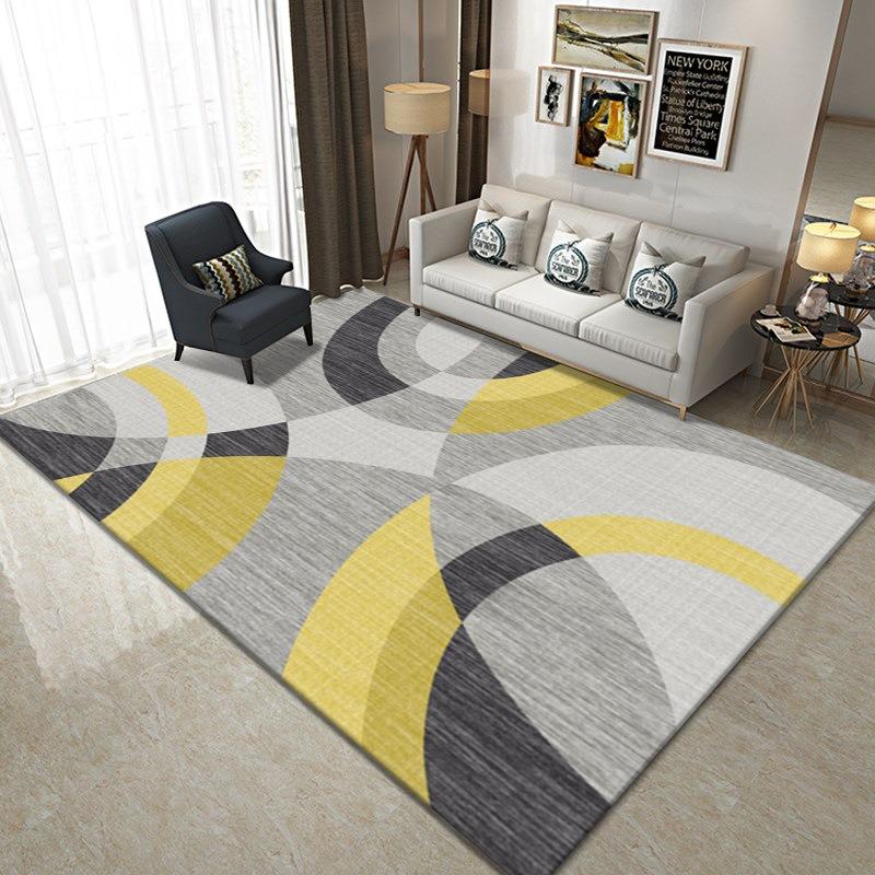 Nordic Geometry Carpet for Home Living Room Bedroom Sofa Doormat Decor Large Area Rug Non-slip Floor Mat  Modern Print Fashion