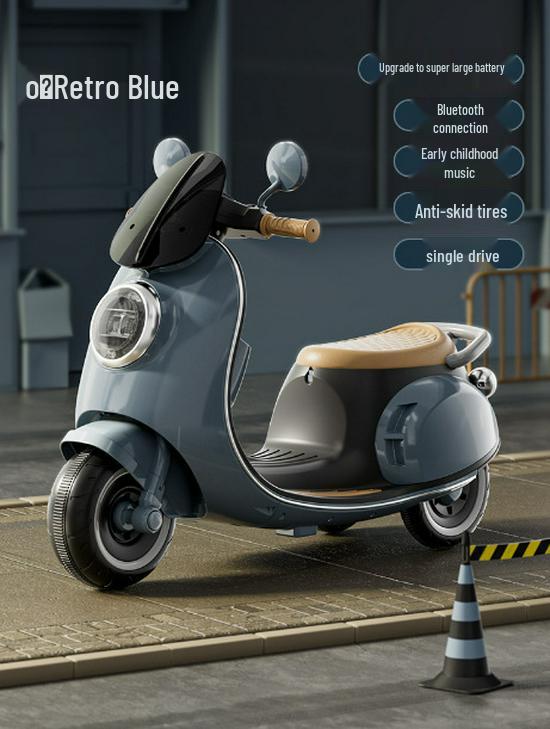 

Электрический мотоцикл-трицикл для малышей - Игрушка с дистанционным управлением для мальчиков и девочек, подходит для детей от 1 года и старше