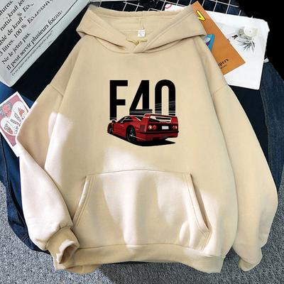Fashion Men Women F40 Car Hoodies 2025 Men Casual Hoodies Sweatshirts Male Color Hoody Sweatshirt Tops JDM Clothes Autumn Winter