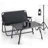 Portable Adjustable Height Camping Roll-Up Table