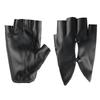 Dancing Leather Half Finger Gloves Ladies Four Seasons Chinese Performance Pole Dance Break Dance Nail Art Gloves