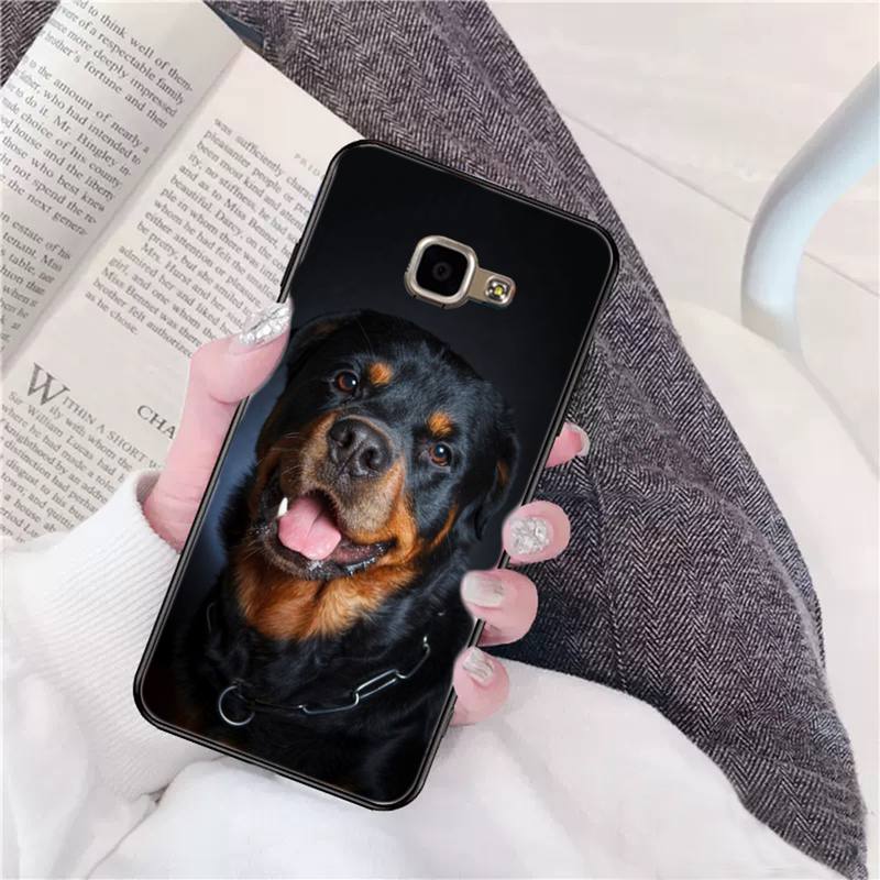 FHNBLJ Cute Rottweiler Dog Phone Case for Samsung A51 A30s A52 A71 A12 for Huawei Honor 10i for OPPO vivo Y11 cover