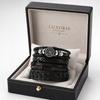 Men' Leather Bracelet Adjustable Titanium Leather Bracelet Gift