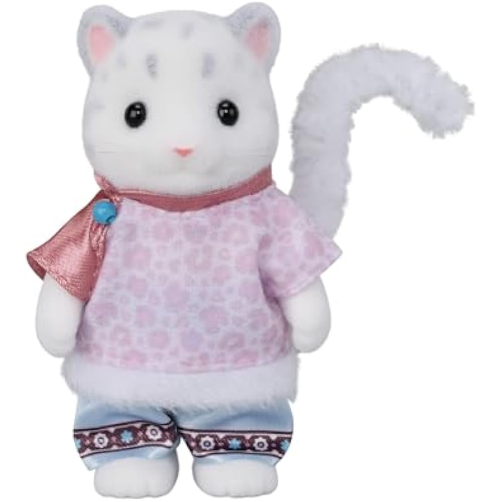 Sylvanian Families Dolls [Snow Leopard Family] FS-55 ST Mark Certified Toy Doll House for Ages 3 ...