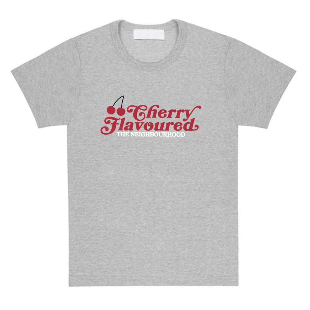 

Футболки з вишневим смаком The Neighborhood Band The NBHD Graphic T-Shirt Хіп-хоп Унісекс Бавовняні футболки Літні топи L