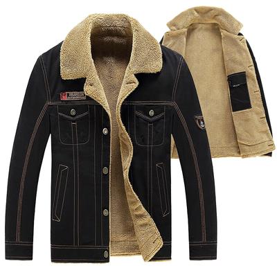 Winter Mens Military Jacket Windproof Hiking Warm Outwear Male Training Sports Thick Thermal Lamb Fleece Tactical Coat