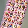 Kawaii Japanese 3D Lucky Cat Daruma Double-Layer Bubble Sticker For Scrapbooking Cute Diy Phone Case School Stationery Supply