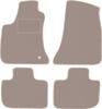 Beige Velour Floor Mats For: Dodge Charger Coupe (2006-2010)