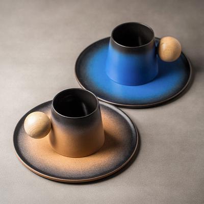 Light Luxury Ceramic Coffee Cup And Saucer Set High Value Cup Creative Office Water Cup Ceramic Cup