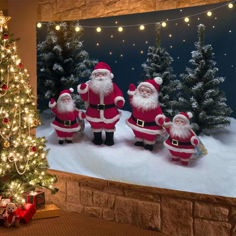 Weihnachtsbaum-Dekoration, Wandteppich, Wandbehang, Boho-Hippie-Stoff, großer Wandteppich, ästhetische dekorative Heimdekoration