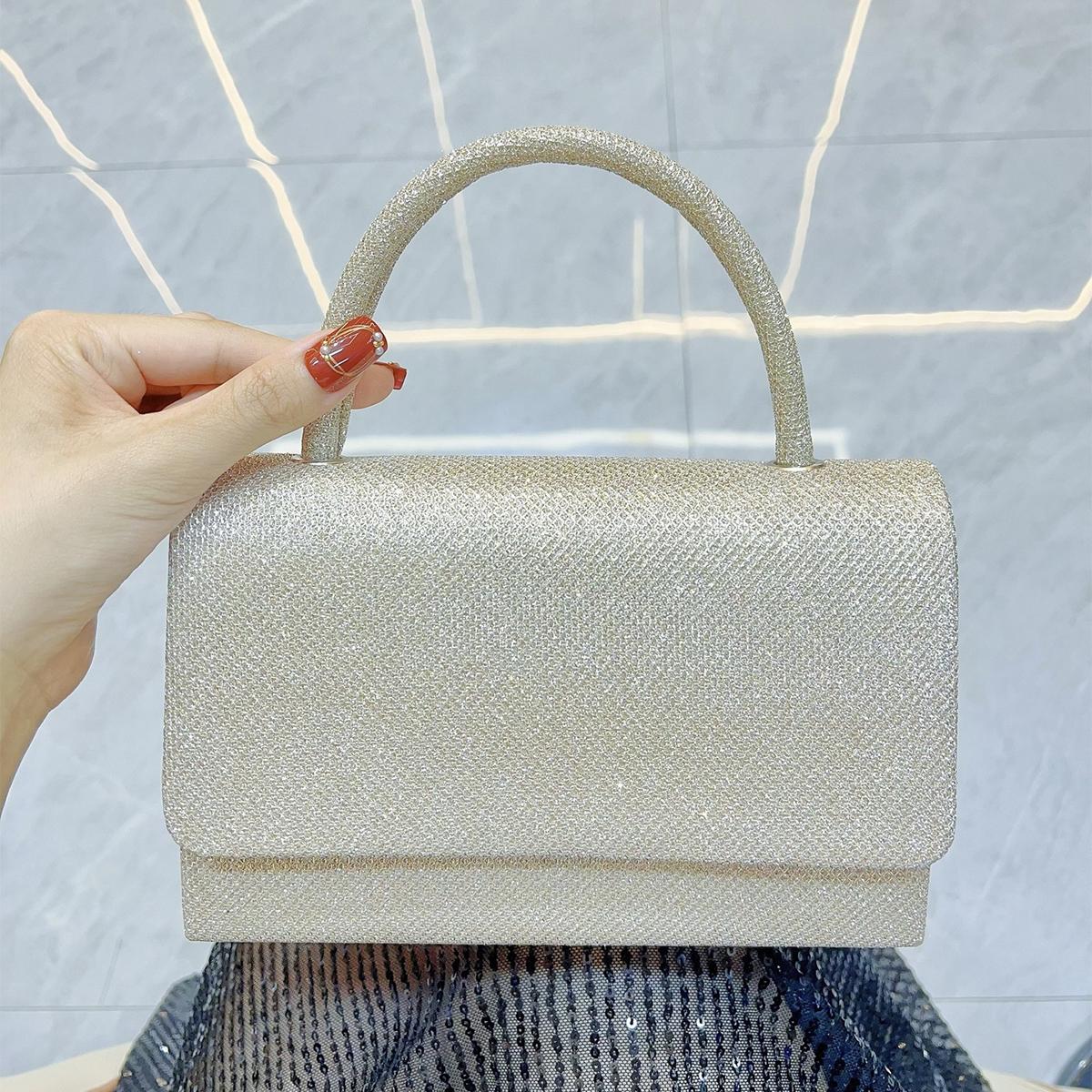 

Simple Evening Bag Women Elegant Fashion Wedding Party Banquet Clutch Chain Crossbody Shoulder Bags Luxury Purse Female Handbag золотой