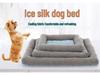 Cooling Ice Silk Mat Cat & Dog Bed for Summer