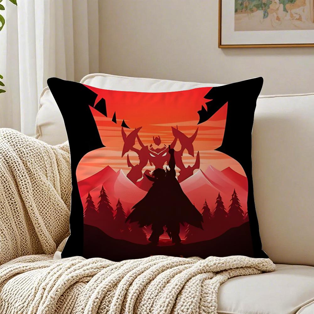 Anime explosive GGurren LLagann Cushion Cover Pillowcase Antidustmite living Room Sofa Decor Cushion Room