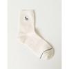 [26SS] Logo Embroidered Cotton Blend Mid-Length Socks 3-Piece Set HISS6E901IV