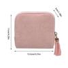 Velvet Travel Jewelry Pouch Roll Organizer Zipper Closure Necklace Earring Ring Storage Bag for Beach Cruise Jewelry Box Holder