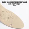 1Pair Leather Women Shoes Insoles Soft Non-slip Shoe Pads Comfort Arch Support Insole for Feet Plantar Fasciitis Relief Inserts