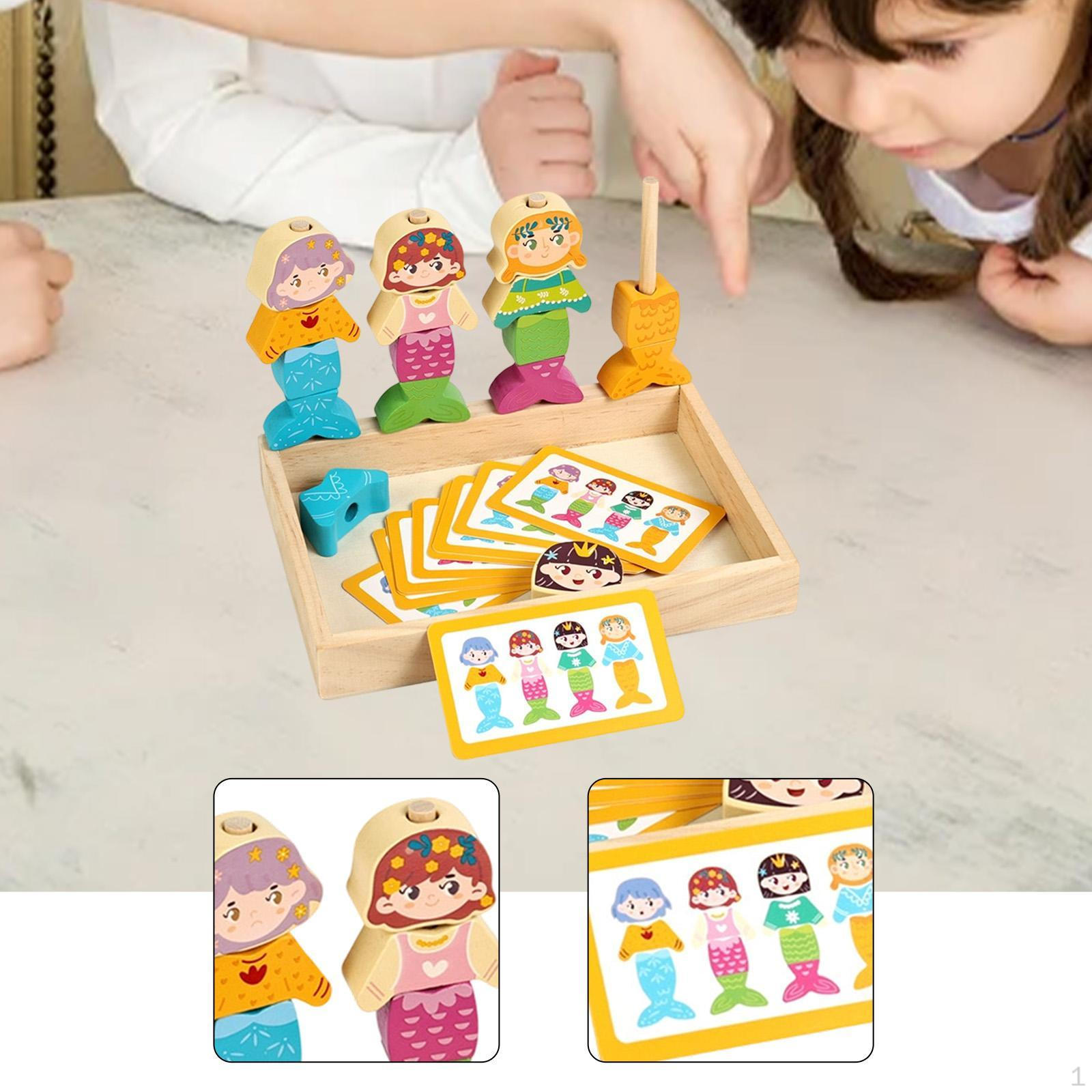 

Dress----game, Stacking Blocks, Shapes to Assemble Mermaid