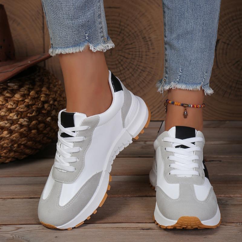 Women's Spring Breathable Gump-Style Casual Sports Shoes, Training Versatile Footwear, Available In Large Sizes.