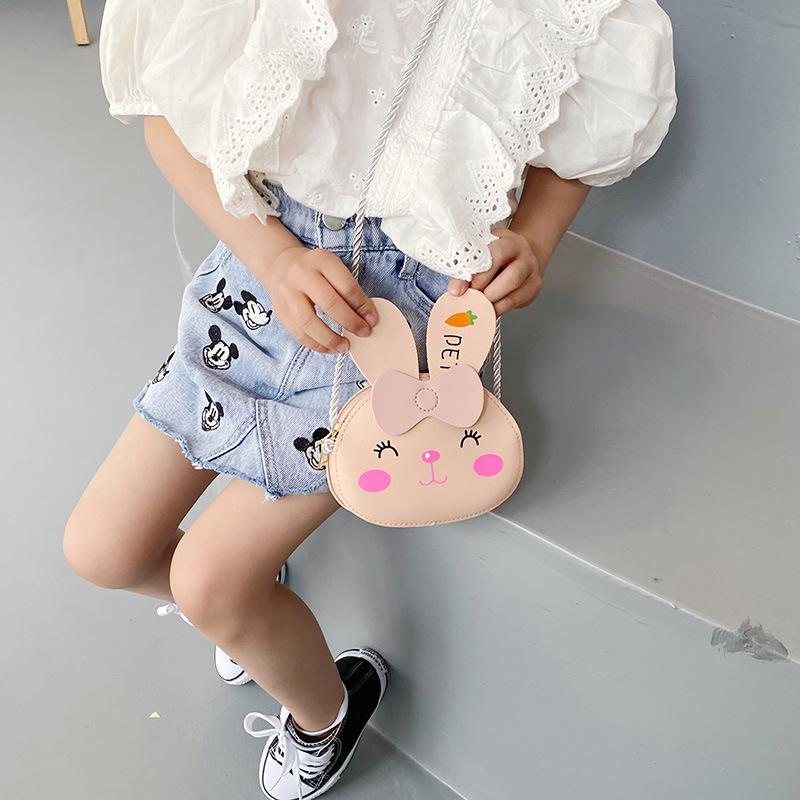 2020 Korean Small Animal Cartoon Crossbody Bag for Kids - Cute Mini Coin Purse for Girls