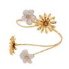Fascia Floreale Europea e Americana: Bracciale da Braccio Floreale Dolce e Piccante da Donna - Accessorio di Alta Gamma