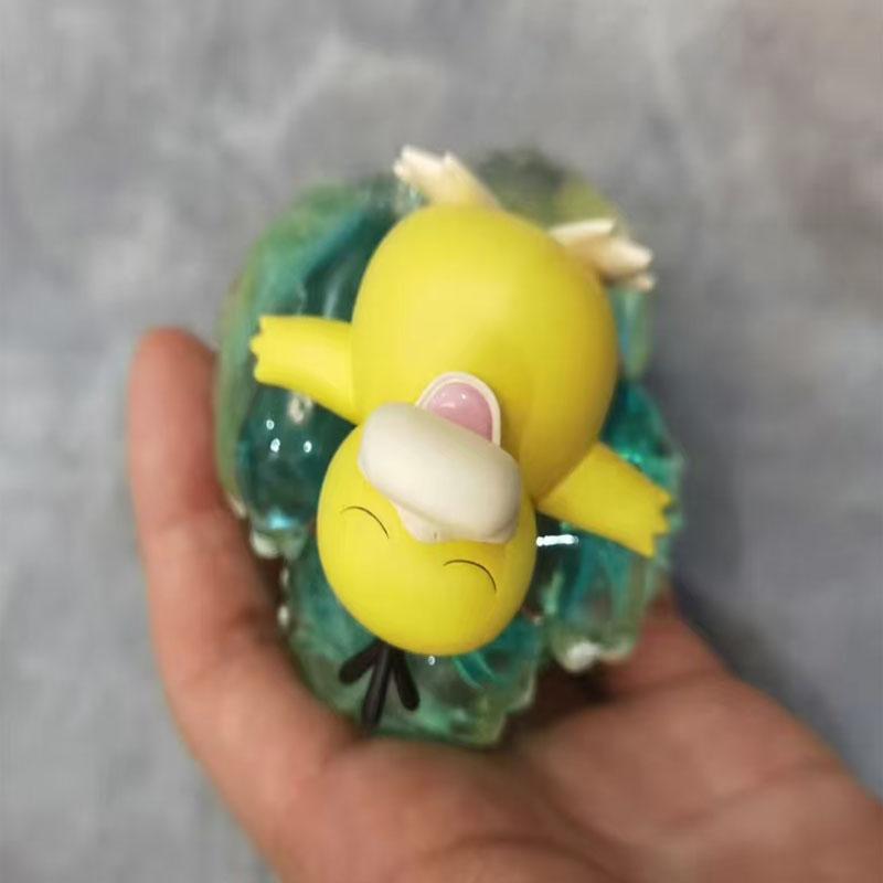 

Anime Figure Cute Sleep Psyduck Statue Doll Model Desktop Decoration Collection Children Birthday Toys Gifts