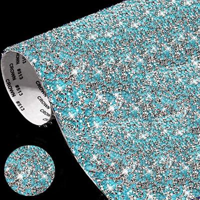New Self-Adhesive Rhinestone Sticker Sheet Glitter Trim Applique Crystal DIY Home Decor Bling Paster Gifts Auto Decor