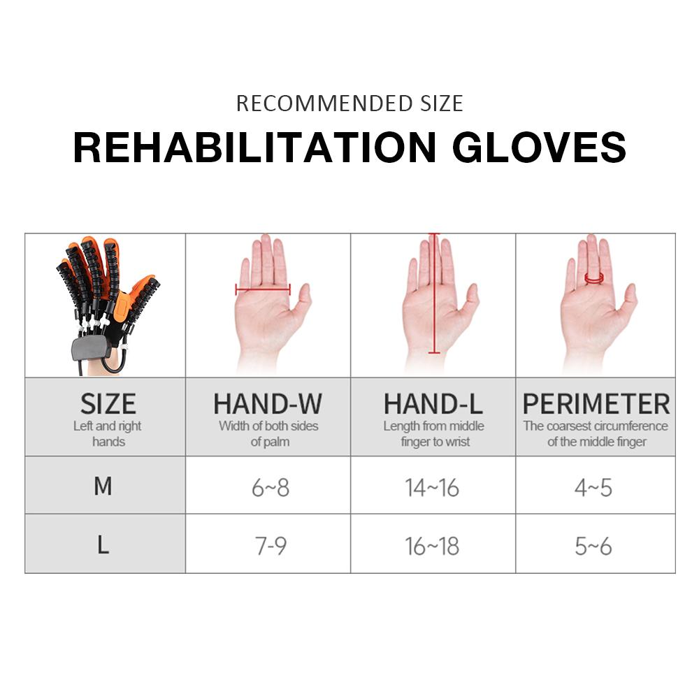 Rehabilitation Robot Gloves Finger Training Hand Exerciser Stroke Hemiplegia Hand Splint Recovery Trainer Support Smart Massage