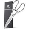 WILDMOK Kitchen Scissors - Heavy Duty 8.8 Inch Multi-function Stainless Steel Shears, Ultra Sharp All Purpose Scissors