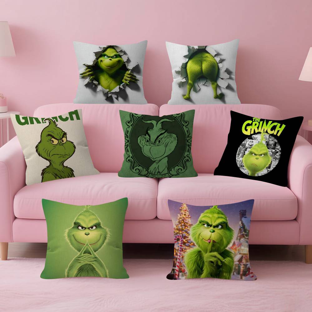 Movie The classic GGrinches Personalized Pillow Cover Kids Bedroom Wild Party Decor Pillowcase kid Birthday shower Gift