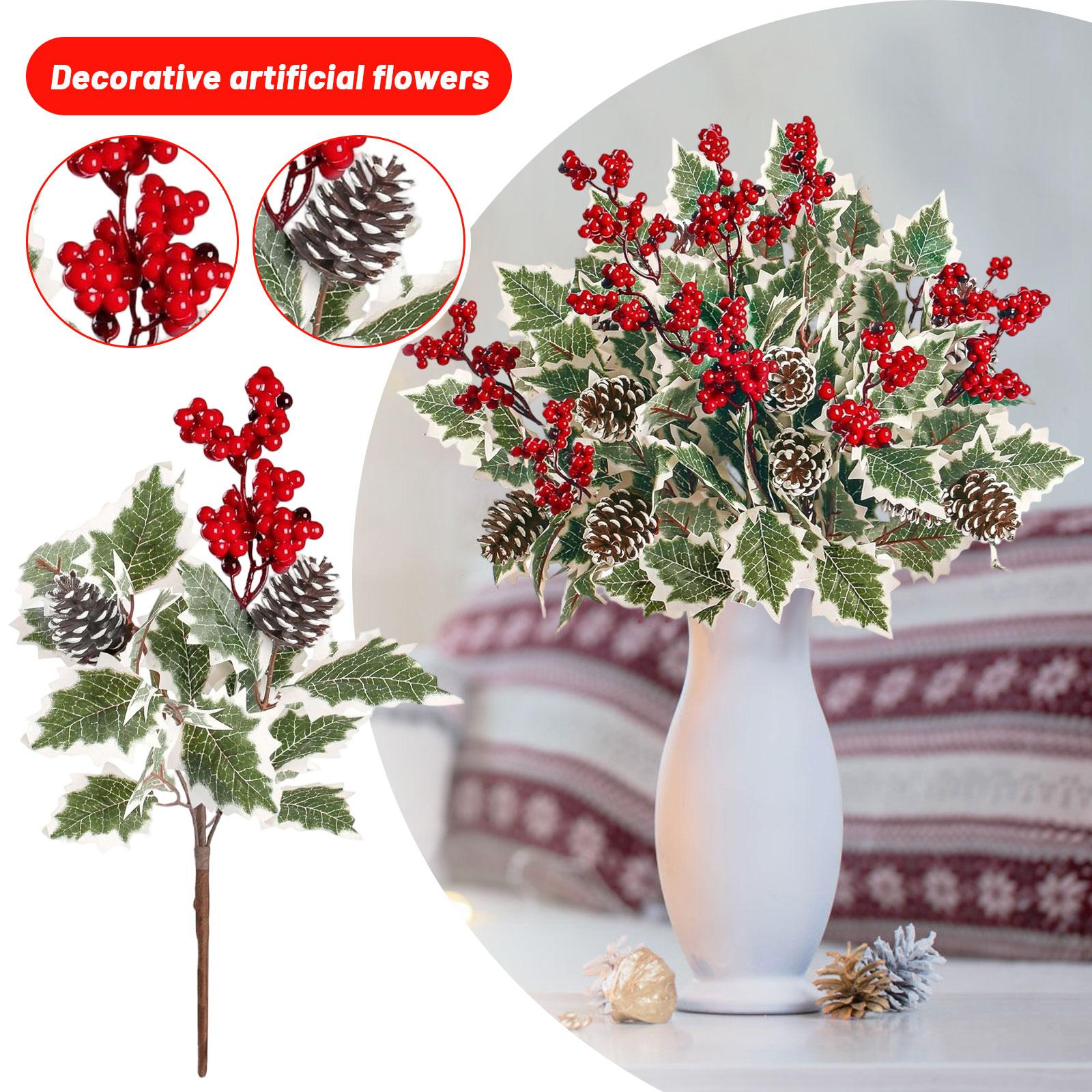 

Искусственная имитация зеленых растений Рождественские иглы Норкфорда Рождественские искусственные растения Украшение Лист Черенки дерева One Size