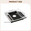 Hard Drive Adapter Tray Case Plug and Play Part Double Channel Support Enclosures for 2.5 Inch I II