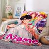 Personalizza Nome Personalità KPOP Demon Hunters SAJA BOYS Coperta Morbida e Calda Divano Ufficio Letto Viaggio Coperta per Pausa Pranzo, Regalo Adatto a Tutte le Stagioni