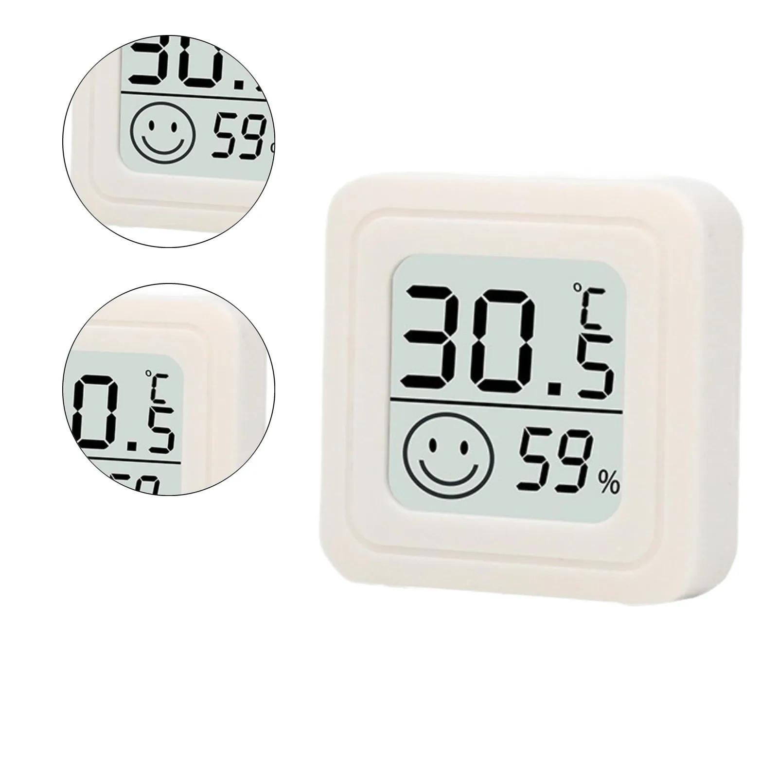 Цифровой комнатный термометр с точным измерением температуры и влажности для настенного монтажа Компактный дизайн Батарея China Mainland