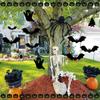 9pcs Ghost Halloween Hanging Decoration Luminous Door Window Decorations Bat Wall Stickers  Indoor