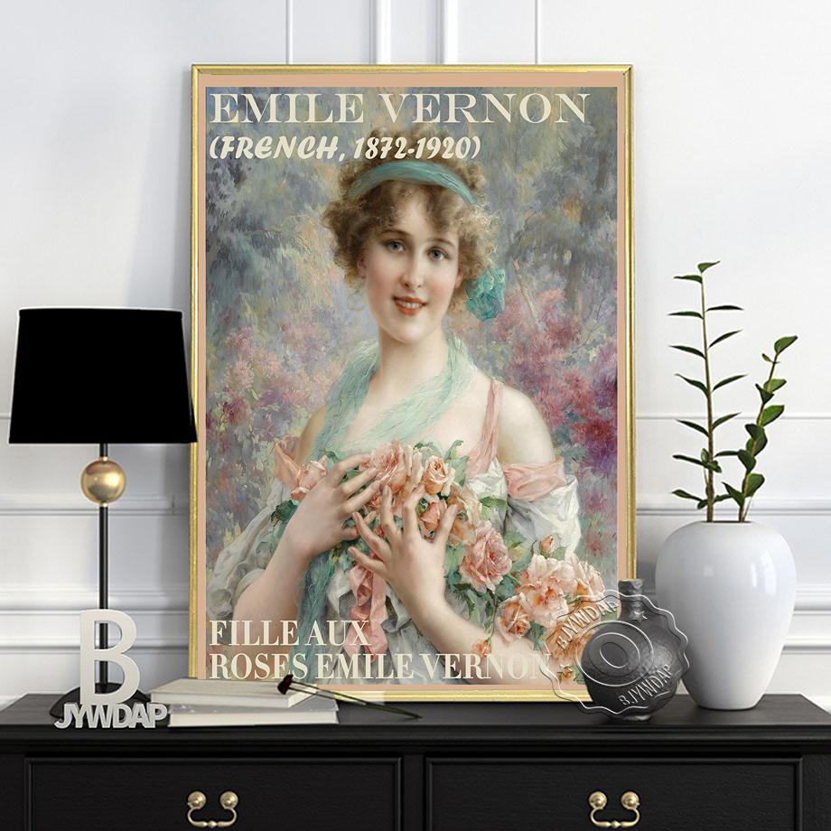 Emile Vernon Französisches Museum Wandkunst Poster Drucke Bild Ausstellung Leinwand Malerei Wohnzimmer Heimdekor Kein Rahmen