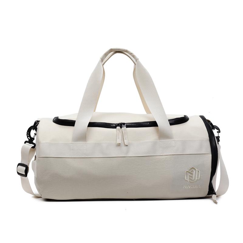 Dry and Wet Separation Large Capacity Gym Bag Swimming Sports Bag Short-Distance Travel Bag with Separation Shoes Bags