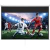 Manual Pull Down Projector Screen, 100 Inch 16:9 4K 1080 HD Retractable Projector Screen, Auto-Locking Portable Projection Screen, Portable Projector