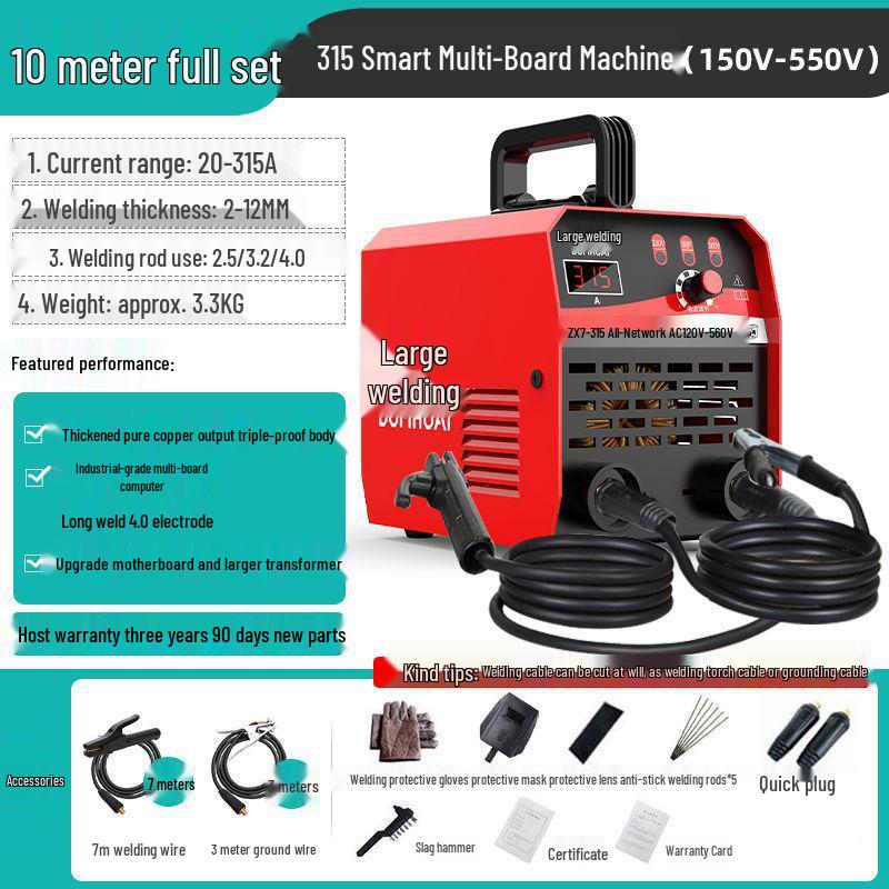 Da Han Dual-Use 220V/380V Portable Inverter Electric Welder