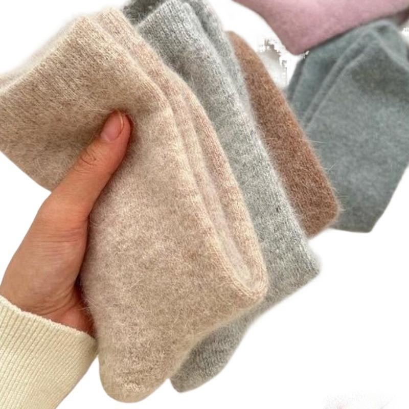 Women Leisure Comfortable Socks 5 Pairs New Autumn Winter Plush Thick Warmth Fashionable Versatile Women Socks