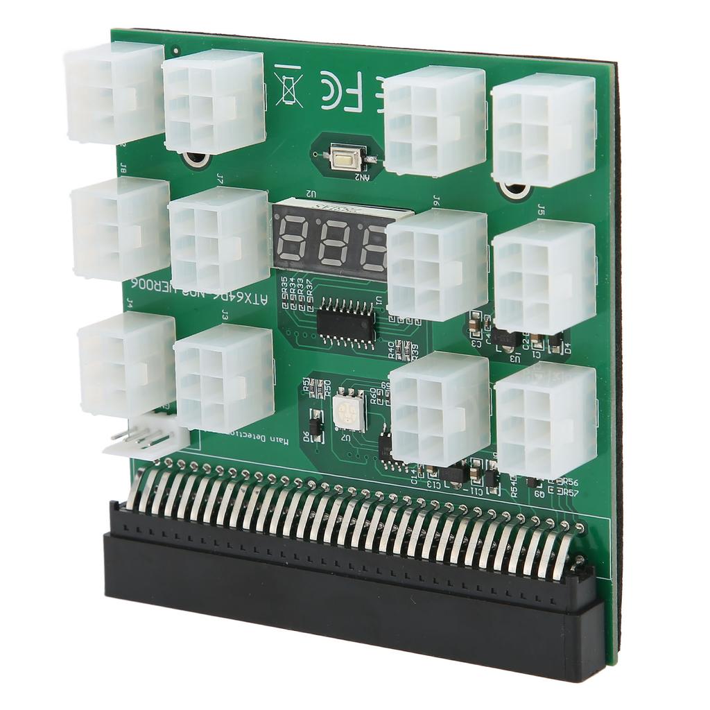 Power Supply Breakouts Board Adapter PCB Process Support 1600W 12V 6 PIN High Safety Performance
