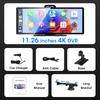 2025 New 4K Dash Cam Wireless Carplay Android Auto Support Rearview Camera 5GHz Wi-Fi Car DVR Black Box Automotive Accessories