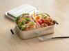 Skater Aluminum Lunch Box AFT10B-A 1000ml Large Capacity Fluffy Serving Silver