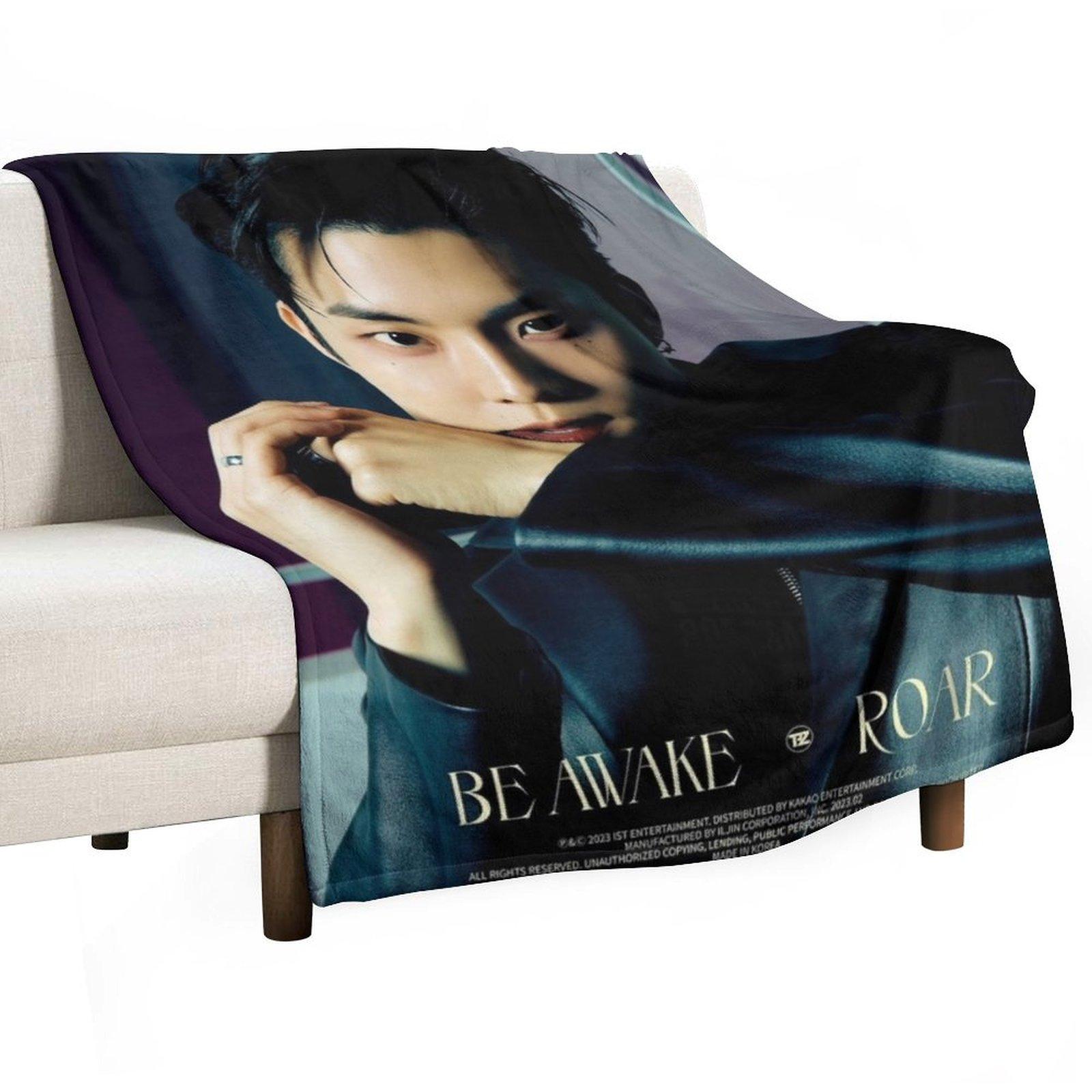 The Boyz Q Roar Throw Blanket Bed covers christmas gifts Furry Soft Blankets 30x40in