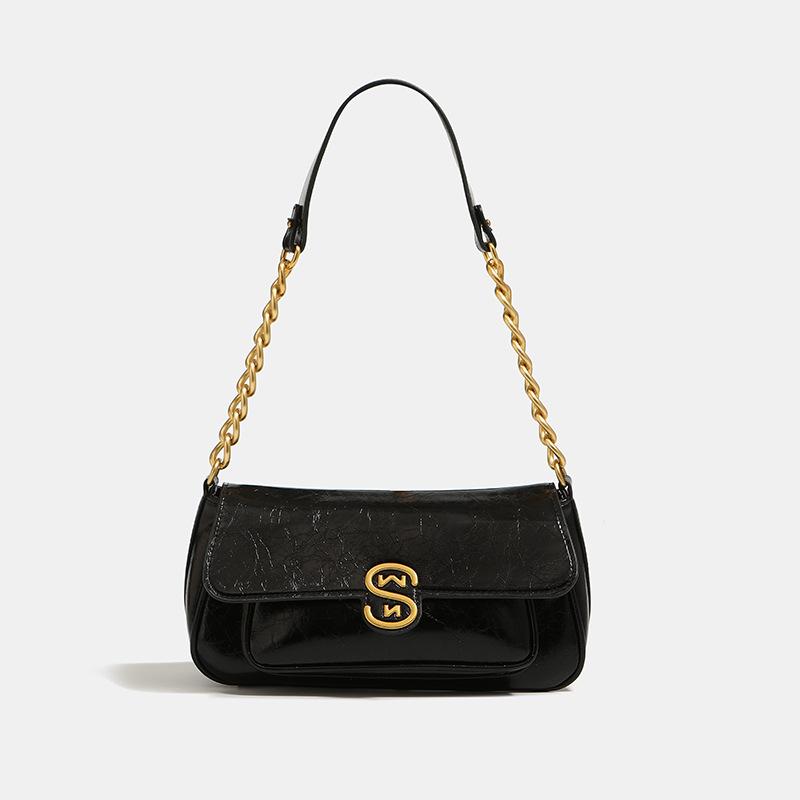 Small Square Armpit Bag for Women Luxury Light Niche Chain Single-shoulder Diagonal Crossbody Bag New Fashion