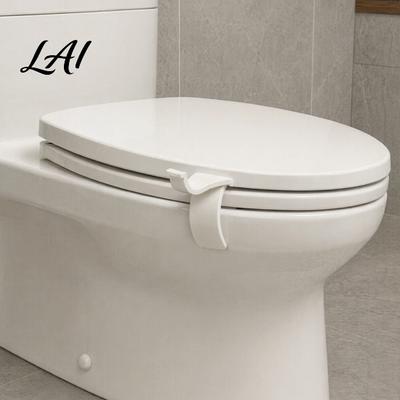Toilet Seat Support Clip Stabilizer Clip-On No Drilling Required Clamps Stable Fixation Easy Install Holder Installation Lid Lifter for Home