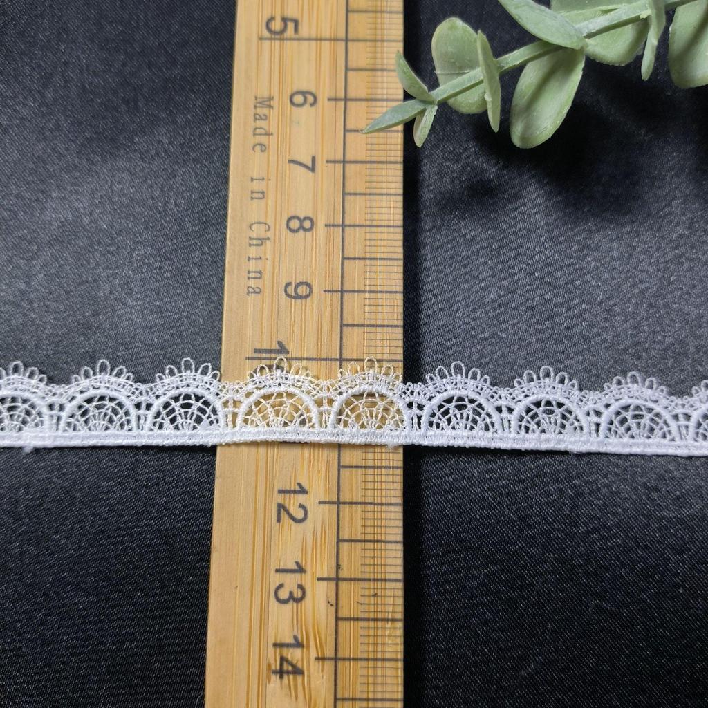 Hot Spot Transparent Mjölksilke Spets Bröllopskardin